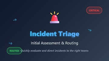 Incident Triage: Initial Assessment & Routing Guide