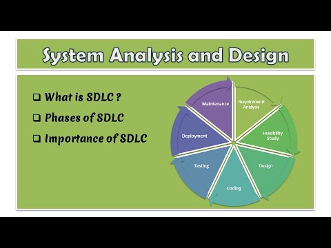 Video: Kas tiek darīts sistēmas izstrādes sistēmas analīzes fāzē?