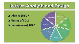 05 - System Analysis and Design | What is SDLC | Phases of SDLC | Importance of SDLC