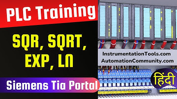 Square, Square Root, Logarithm, Exponential in PLC Ladder Logic