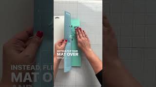 Removing Cardstock from a Cricut Mat