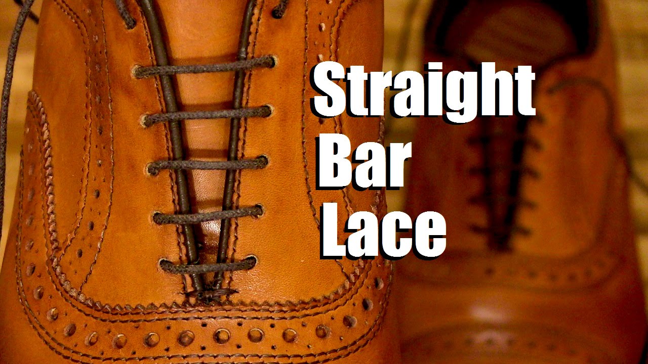 How To Straight Bar Lace Shoes Tutorial | atelier-yuwa.ciao.jp