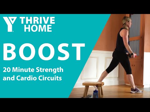 YThrive BOOST 9: 20 Minute Strength and Cardio Circuits