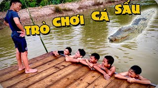 Anh Ba Phải Vlogs | Thử Chơi Trò Cá Sấu Trên Bờ Cá Sấu Dưới Nước Cực Vui