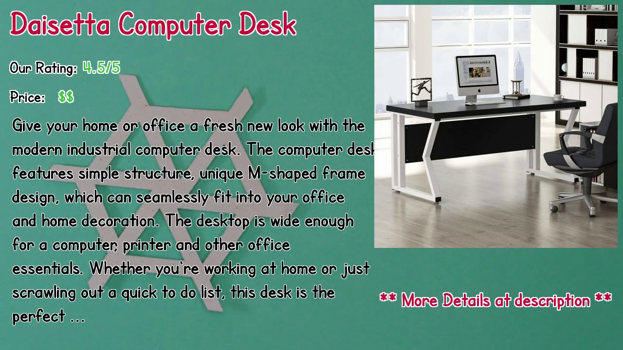 10 Computer Desks Big Lots Reviews YouTube