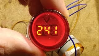 Inside a 22mm digital panel indicator/voltmeter.