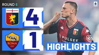 Genoa-Roma 4-1 | Unbelievable scenes at the Marassi Goals & Highlights | Serie A 2023/24