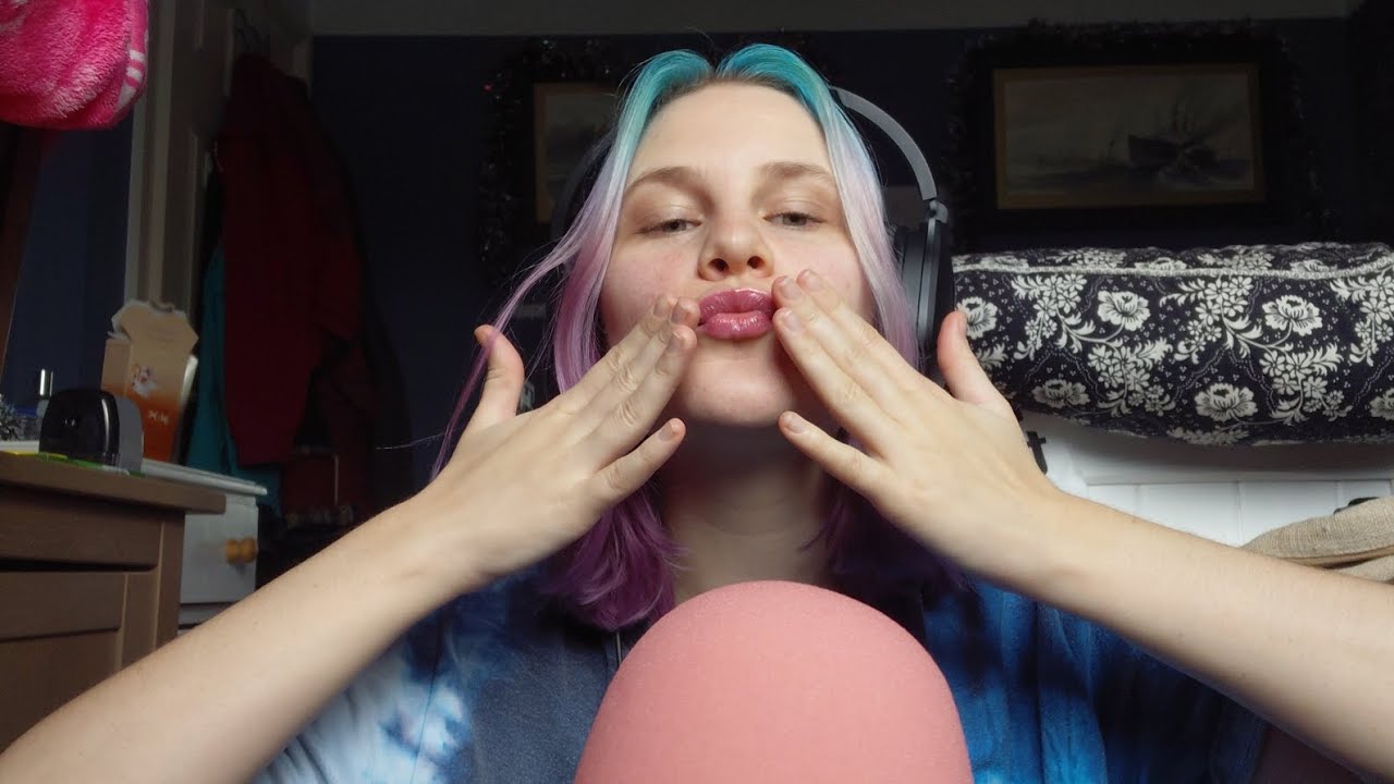 ASMR- Lipstick Application + Mouth Sounds