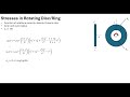 ANSYS FEA Stress in Rotating Disc/Ring 2D Axisymmetric Analysis Part 2