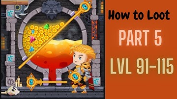 How to loot - pin pull & hero rescue - All levels solution gameplay walkthrough partE 5