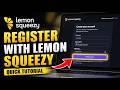 How to register with Lemon Squeezy for digital product UI checkout - Quick Tutorial