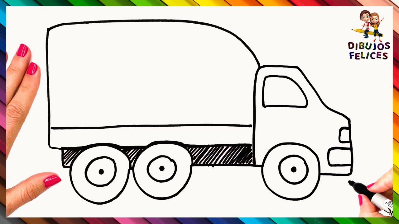 Cómo Dibujar Un Camión Paso A Paso 🚛 Dibujo De Camión - thptnganamst.edu.vn