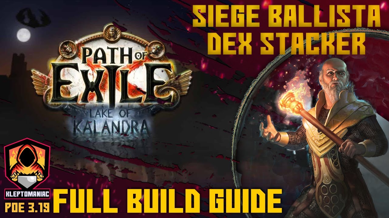 [POE 3.24] Hierophant Siege Ballista Dex Stacker - Full Build Guide