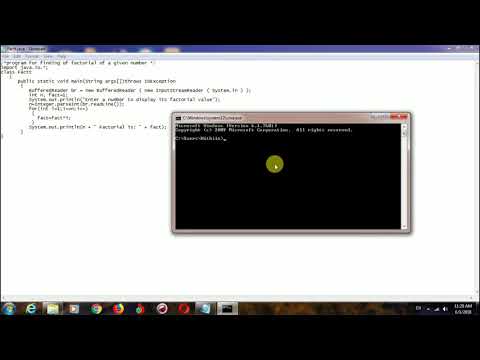 How to run/execute a java program in telugu