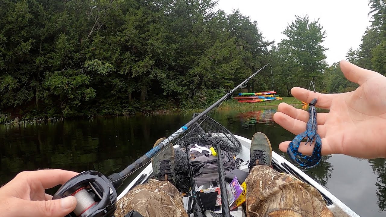 Texas Rig Rage Craw Catches Largemouth & Smallmouth (WP Too) - YouTube