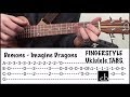 DEMONS (Imagine Dragons) FINGERSTYLE Ukulele TUTORIAL