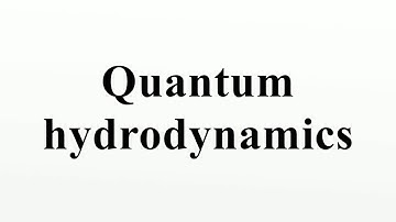 Quantum hydrodynamics