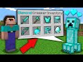 Minecraft NOOB vs PRO: NOOB WAS SHOCKED WHEN OPEN SECRET INVENTORY THIS DIAMOND CREEPER! trolling