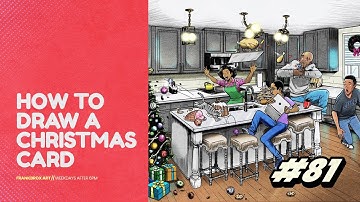 Create a MAGICAL Christmas Card from Scratch!