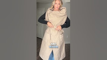 Portable Battery Heated Blankets will keep you cozy anywhere! #heatedblanke#heatedvest