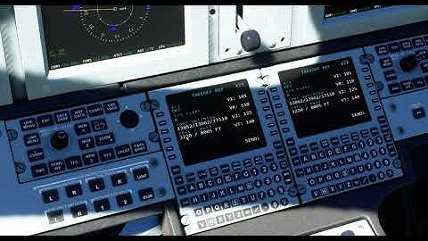MSFS CJ4 FMS Performance Computer Preview