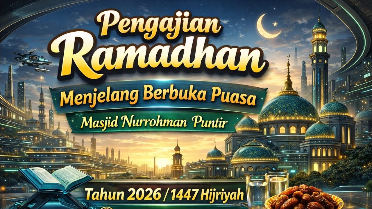 Pengajian Ramadhan oleh Ust. Lukman Hakim dengan tema : Sholat Tarawih