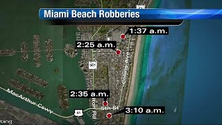 Miami Beach police arrest 2 men in connection with robbery spree