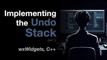 Basic Undo/Redo with C++ and wxWidgets