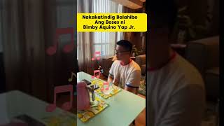 Nakakatindig Balahibo Ang Boses Ni Bimby Yap celebrity  short shorts showbiz