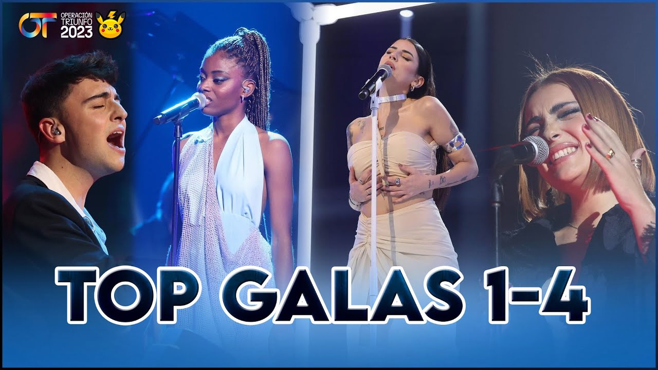 OT 2023 | MI TOP/RANKING 36 ACTUACIONES DE LA GALA 1 A LA 4/PiKa