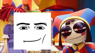 Digital Circus X Roblox - Man Face Comparison Pomni Man Face Meme