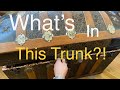 What's in the trunk?!? estate unboxing video, what treasures will there be?!?