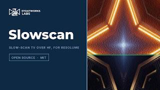 Slowscan — slow-scan television over HF, as a Resolume effect (free, open source) screenshot 4