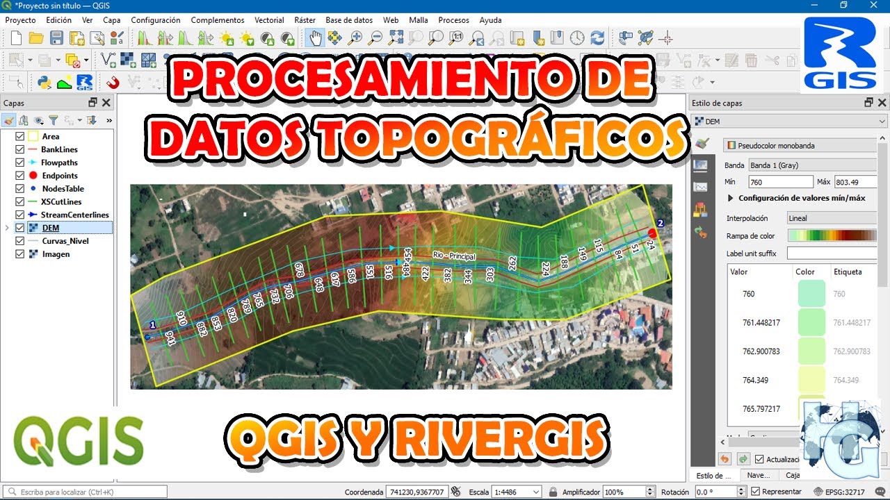 Curso Modelación Hidráulica con QGIS y Hec-RAS - Clase 03: Procesamiento de Datos Topográficos