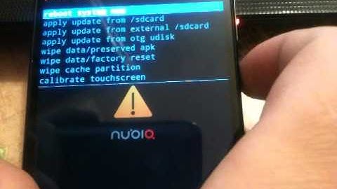 restart nubia z7 mini to factory settings