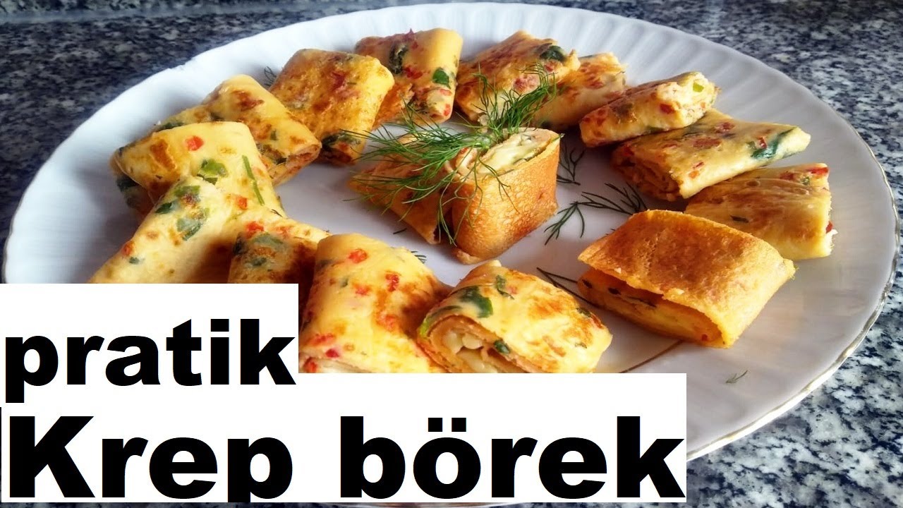 KAHVALTILIK BÖREK TADINDA KREP TARİFİ | SEBZELİ KOLAY KREP NASIL YAPILIR | YEMEK TARİFLERİ
