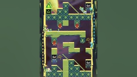 Lemmings. World 17 - Toy Box. Level W 87-43. Walkthrough.