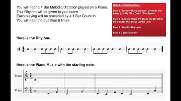 Unit 3 Music Performance - Melodic Dictation Practice #1
