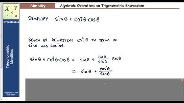 7.4 Trigonometric Identities