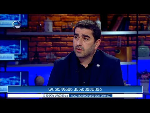დიალოგის პერსპექტივა  - შალვა პაპუაშვილი   \"დღის ქრონიკაში\"