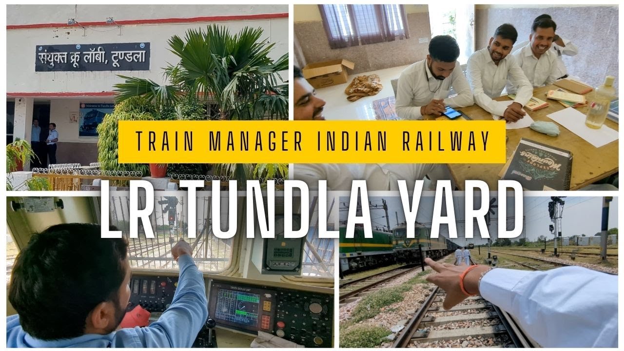 Life of a Train manager(goods guard)Aaj apna counselling cancel Tundla yard & station ka LR complete