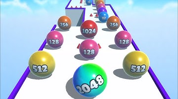 Ball Merge 2048 🟡🟢🔵 All Levels Gameplay Walkthrough Android, iOS Levels 1-9999 BIG UPDATE!!!