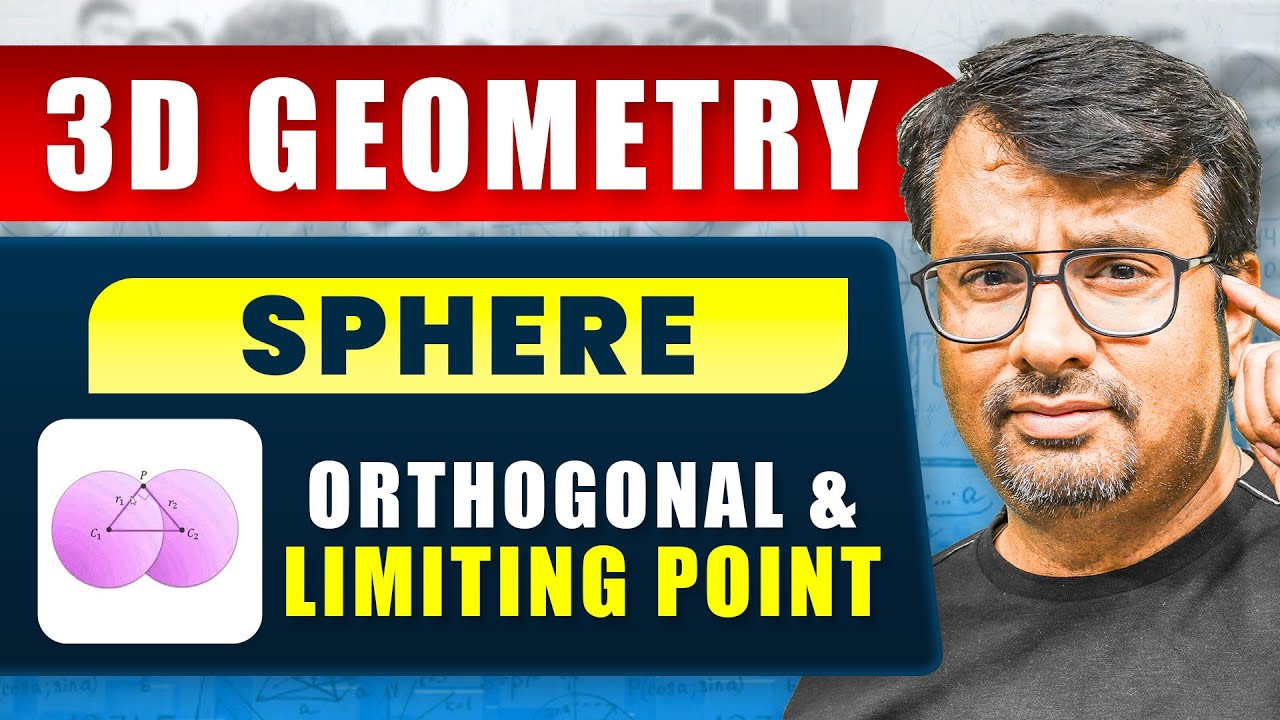 3D Geometry - SPHERE | Orthogonal Sphere, Limiting Point Of Co-axial ...
