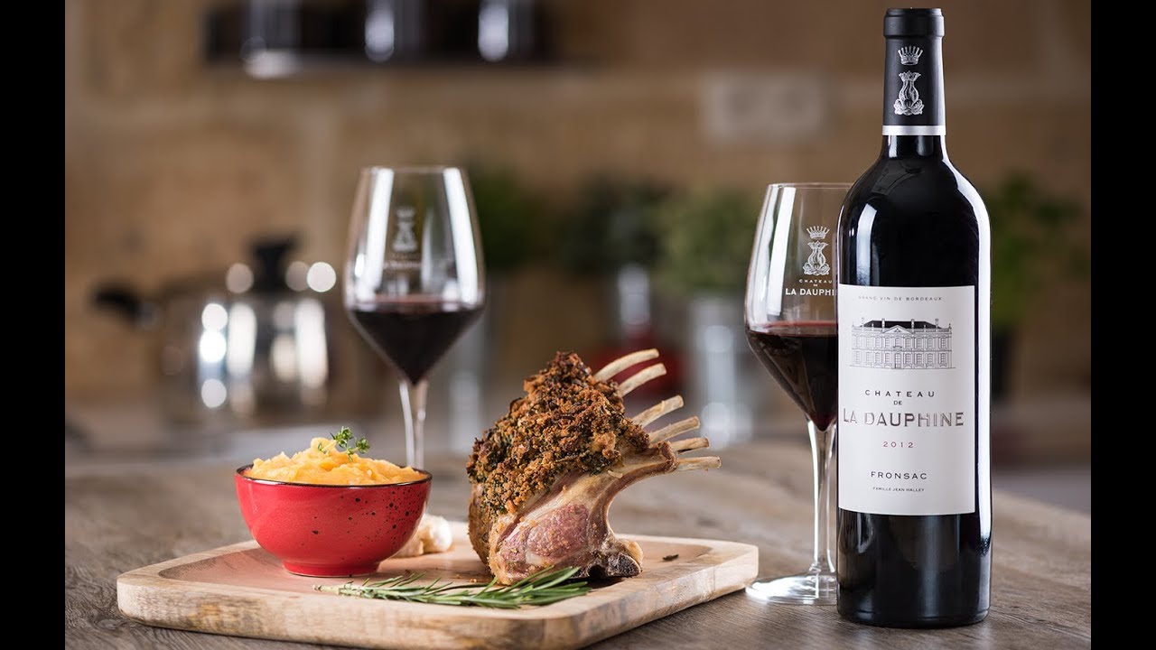 Les recettes Toutlevin - Carré d'Agneau en croûte d'herbes - Château de La Dauphine