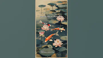 Ripples Of Sound Gongs Calling Koi Fish Chinese Music Concert Animation 