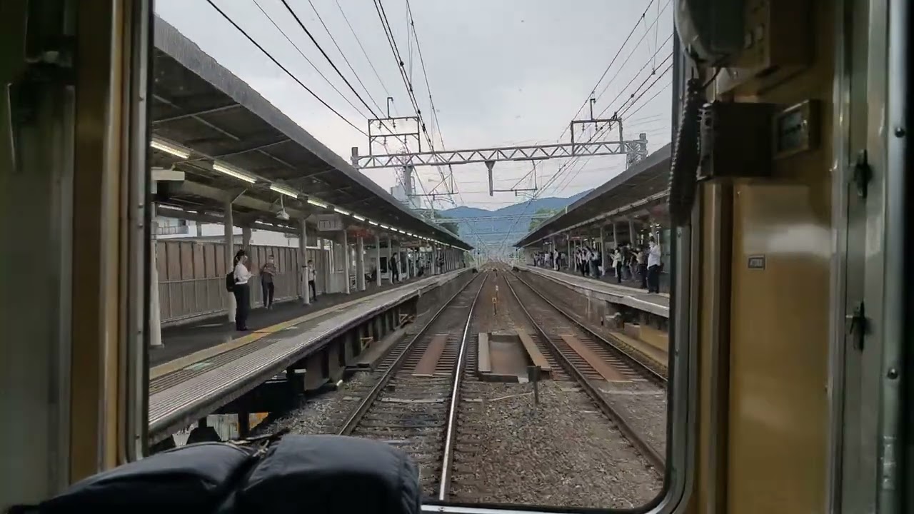 [前面展望]阪急電鉄京都河原町駅→大阪梅田駅間 7両編成の普通·大阪梅田行きです。
