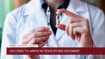 Governor Abbott announces initial COVID-19 vaccine distribution for month of December