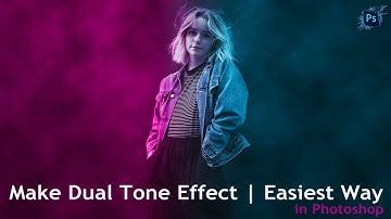 Quick Technique for Portrait Dual Lighting Effect In Photoshop | Photoshop Dual Tone Effect | Easy