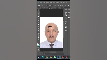 How to Create hairstyle in photoshop// #photoshoptutorial #shorts