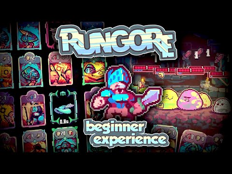 Видео: Очешуительный карточный рогалик в реальном времени // RUNGORE: Beginner Experience #1